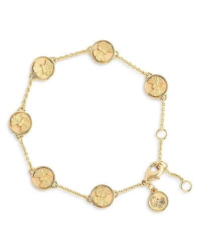 Anabel Aram Butterfly Coin Bracelet