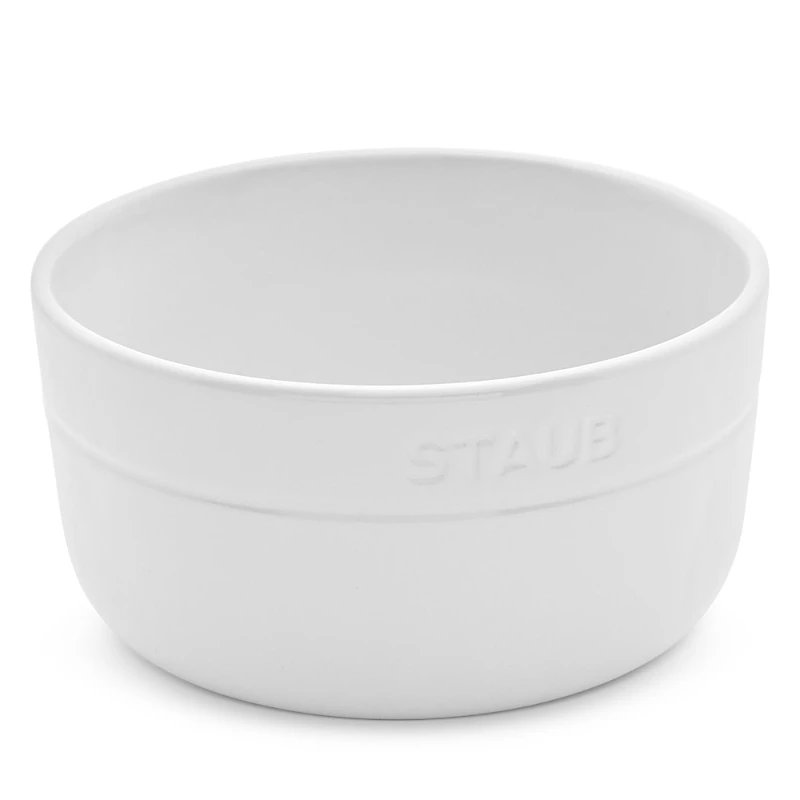 Staub 5 Cereal Bowl, White, Set of 4