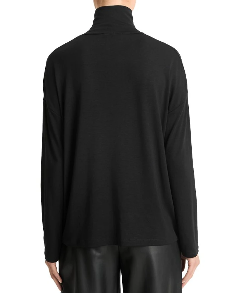 Relaxed Long Sleeve Turtleneck