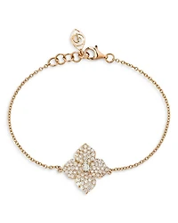 18K Rose Gold Fiore Bracelet with Diamonds, 0.77 tcw