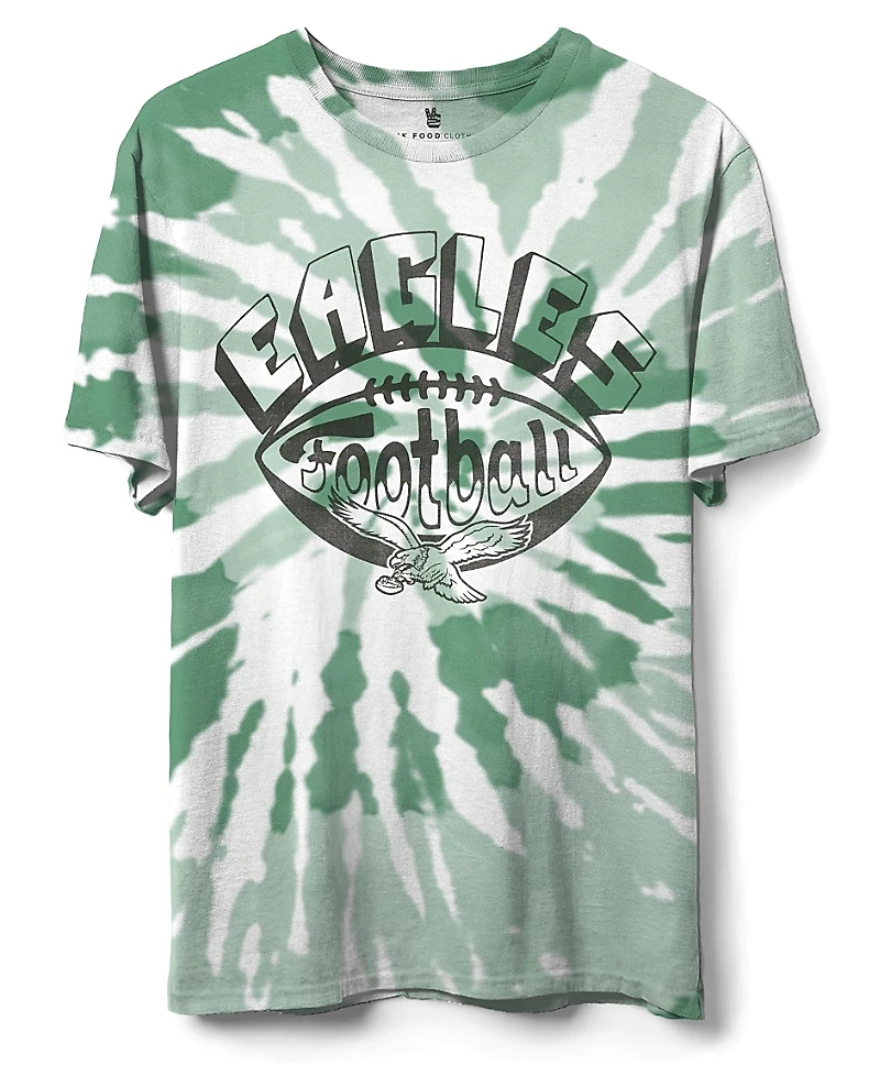 Junk Food Clothing Unisex Nfl Philadelphia Eagles Football Tie Dye Tee