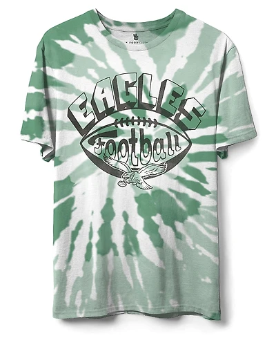 Junk Food Clothing Unisex Nfl Philadelphia Eagles Football Tie Dye Tee