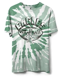 Junk Food Clothing Unisex Nfl Philadelphia Eagles Football Tie Dye Tee