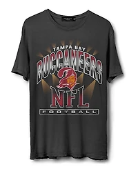 Junk Food Clothing Unisex Nfl Tampa Bay Buccaneers Chrome Flea Market Tee