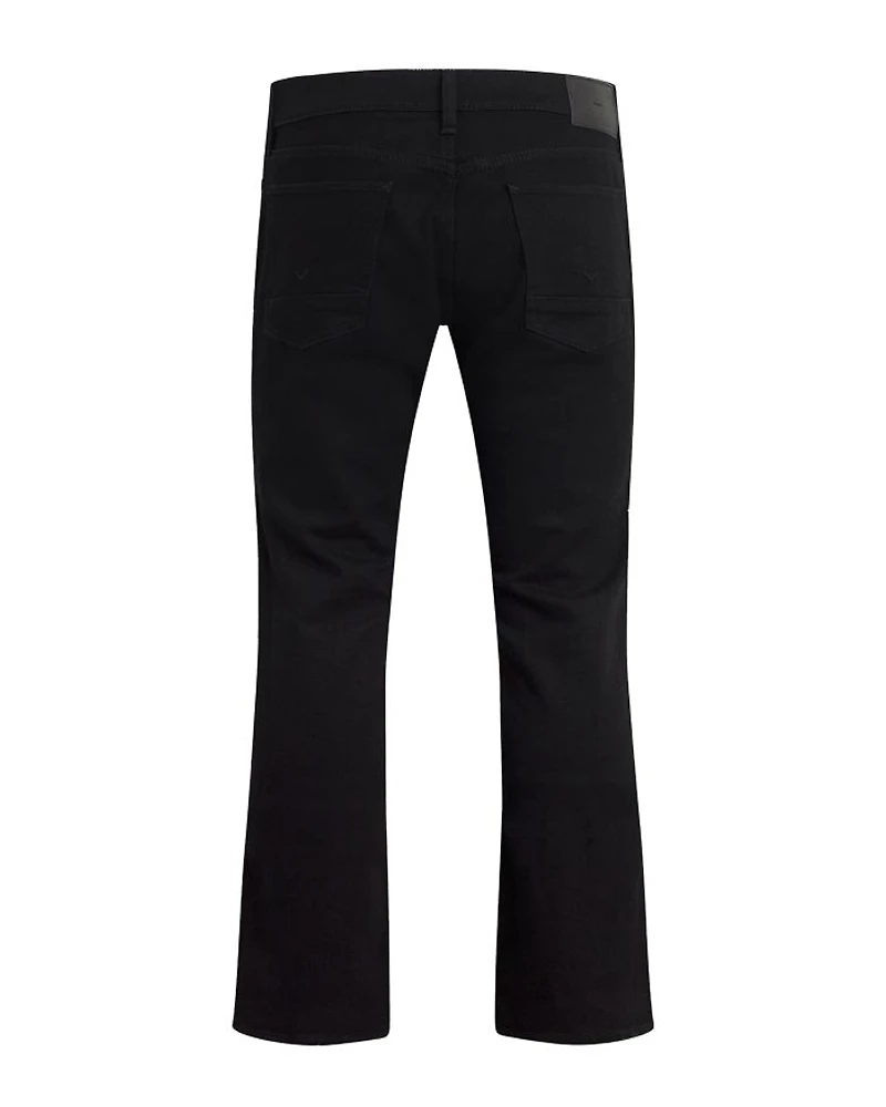 Walker Kick Flare Bootcut Jeans Raven Black