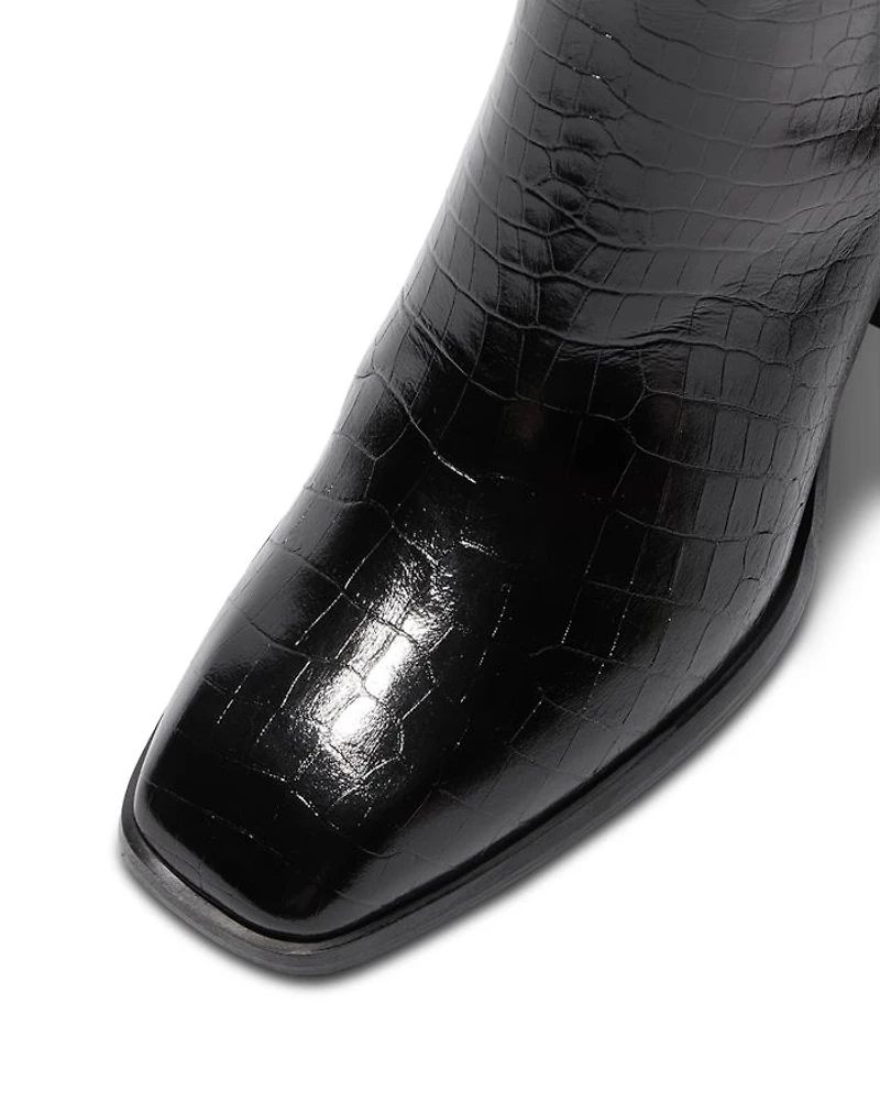 Women's Teresa Square Toe Block Heel Boots