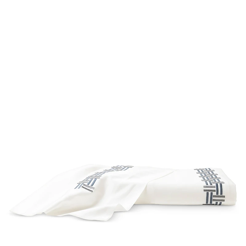 Frette Basketweave Embroidery Duvet Cover, King