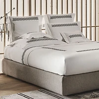 Basketweave Embroidery Sham