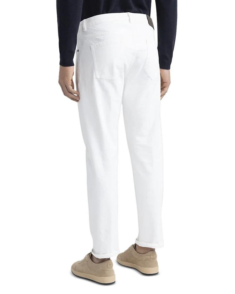 Selvedged Stretch Denim Pants