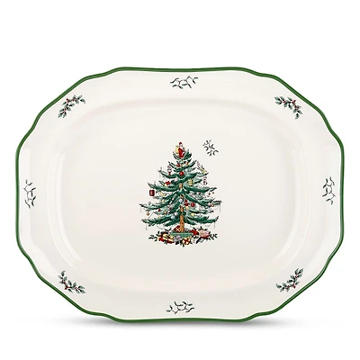 Spode Christmas Tree Sculpted Platter