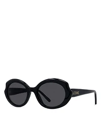 Slim Geometric Sunglasses, 54mm