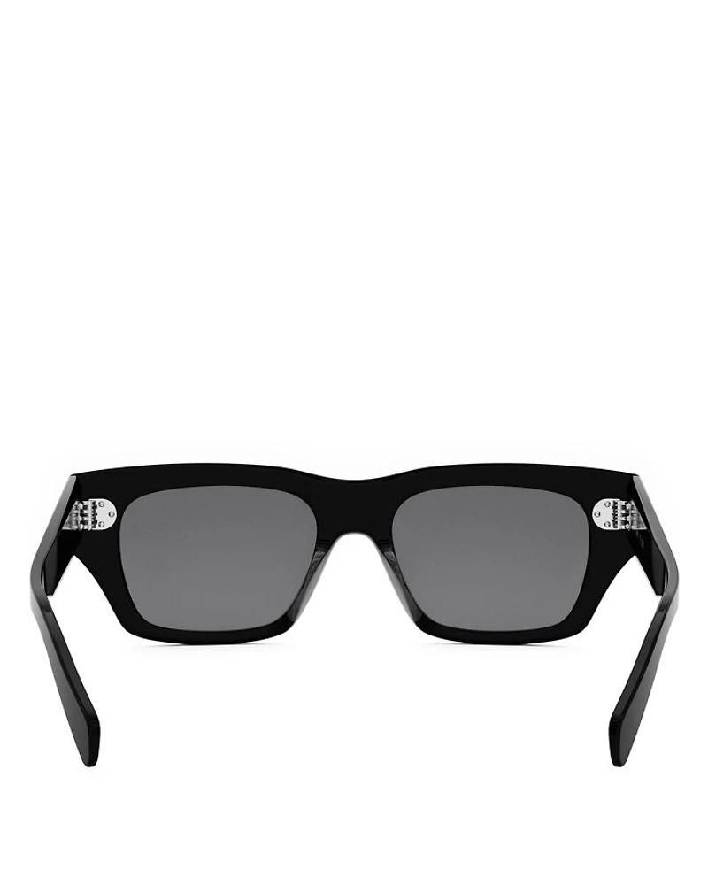 3 Dots HD Geometric Sunglasses, 53mm