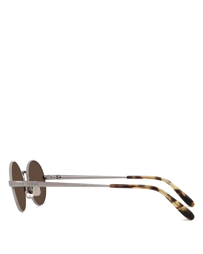 Slim Oval Sunglasses, 48mm