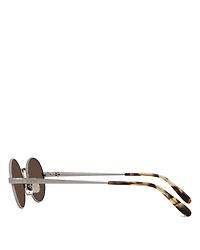 Slim Oval Sunglasses, 48mm