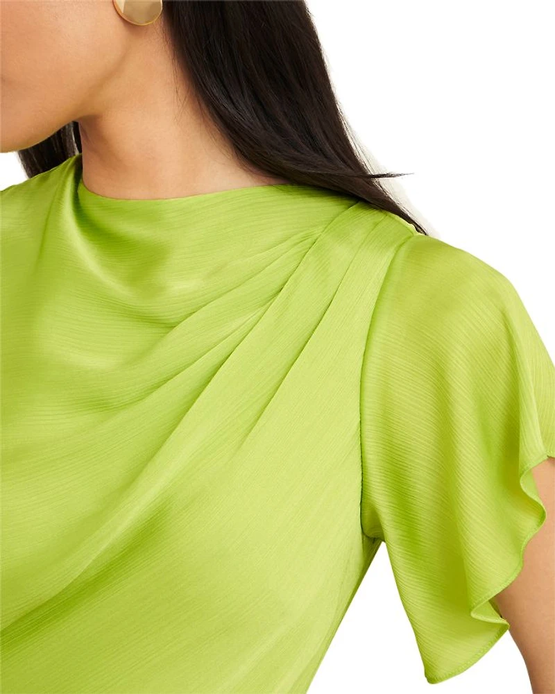 Limited Tremeer Flutter Sleeve Dress