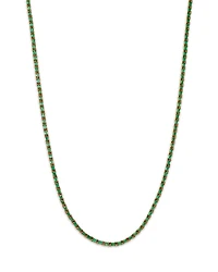 Bloomingdale's Fine Collection Emerald Tennis Necklace