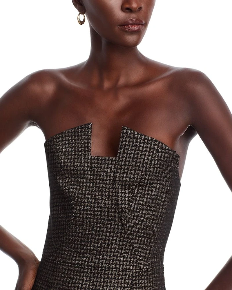 Lena Notch Neck Sheath Dress