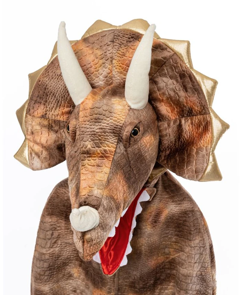Grandasaurus Triceratops Cape Costume with Claws - Ages 4-6