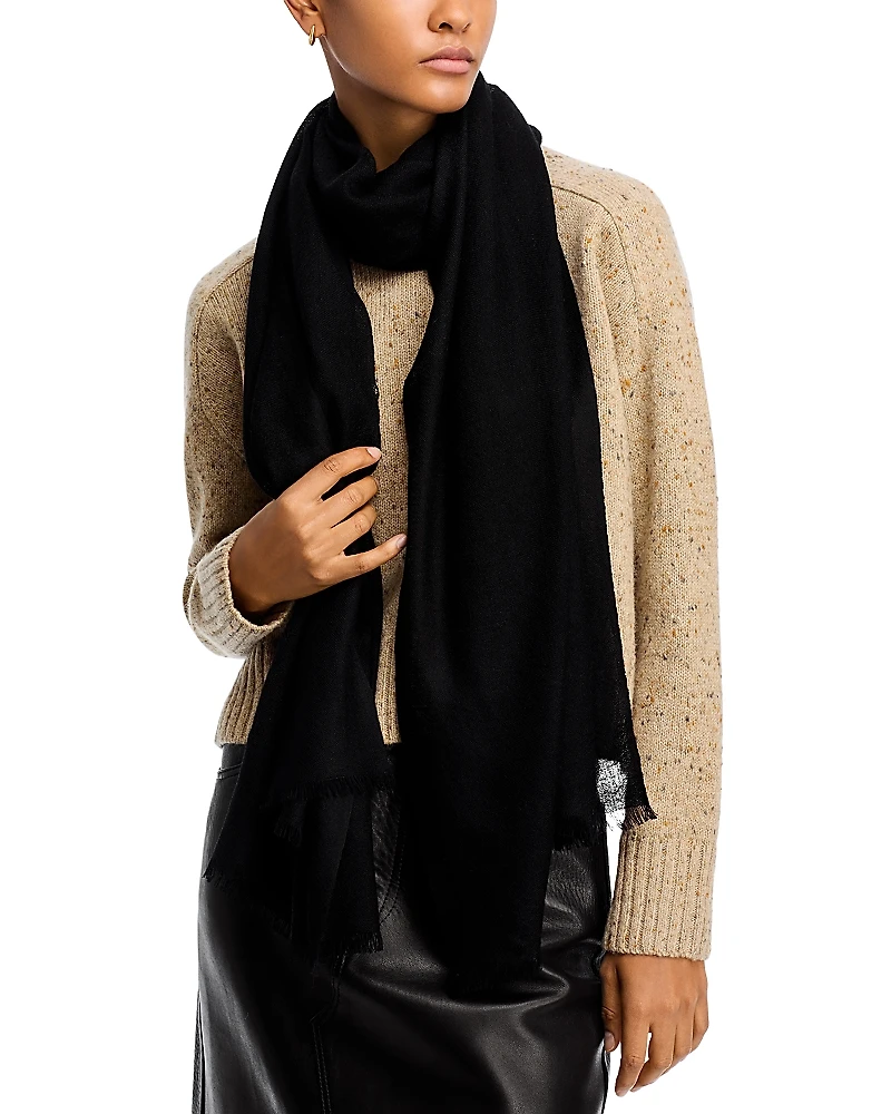 Fraas Solid Lightweight Wool Scarf