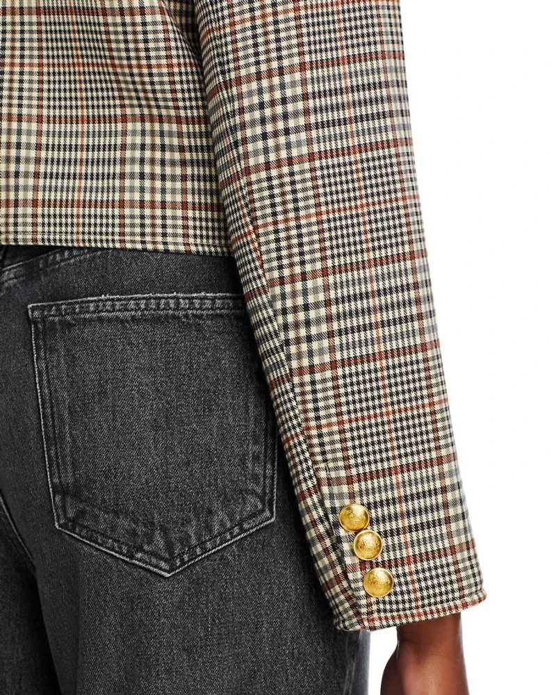 Plaid Four Pocket Jacket