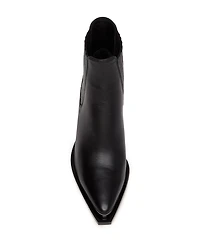 Women's Lyra Pointed Toe Stretch Block Heel Ankle Boots