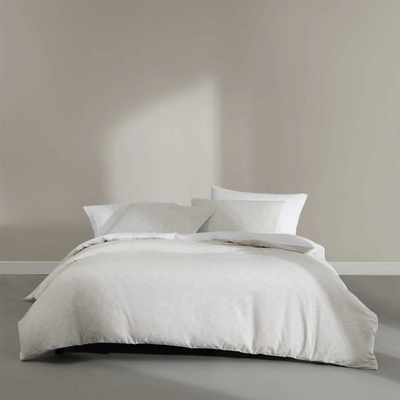 Modern Ikat Yarn Dyed Cotton 3 Piece Comforter Set