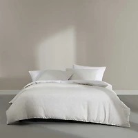 Modern Ikat Yarn Dyed Cotton 3 Piece Comforter Set
