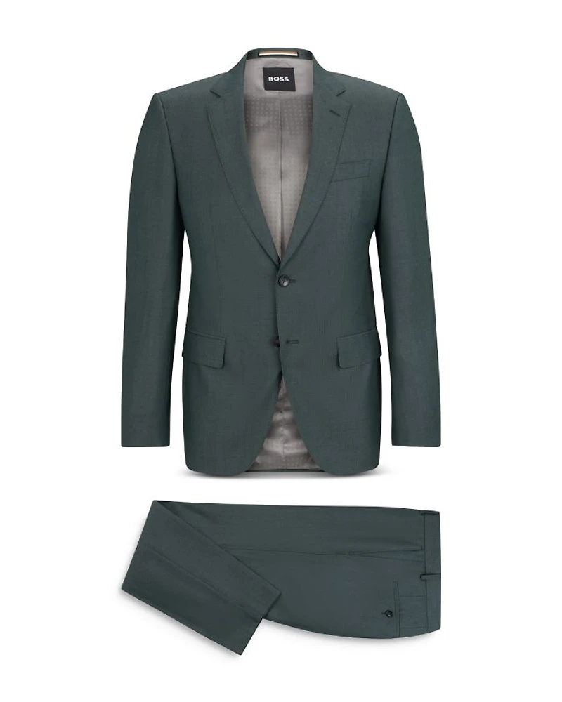 H-Huge Tonal Herringbone Slim Fit Suit