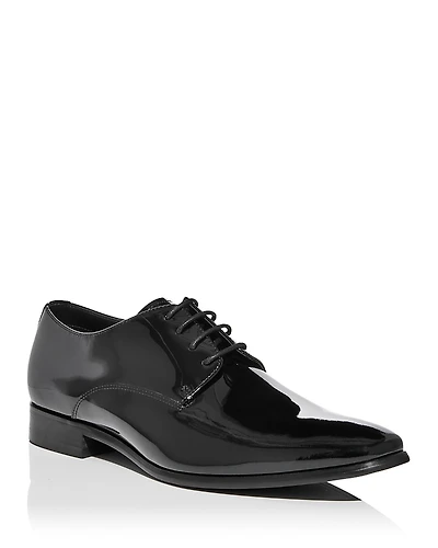 The Men's Store at Bloomingdale's Formal Patent Lace Up Shoes - Exclusive