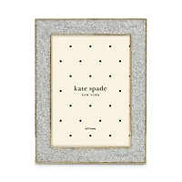 Sitting Pretty 5" x 7" Silver Glitter Frame