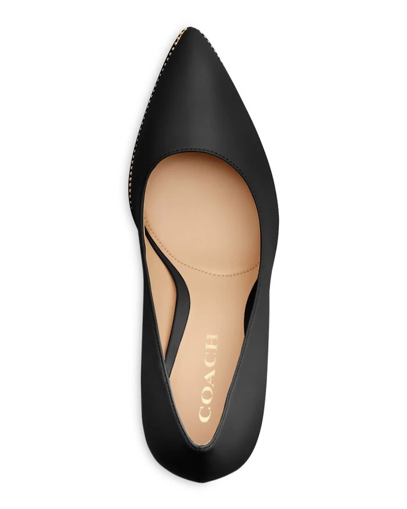Women's Samantha Leather Pointed Pumps
