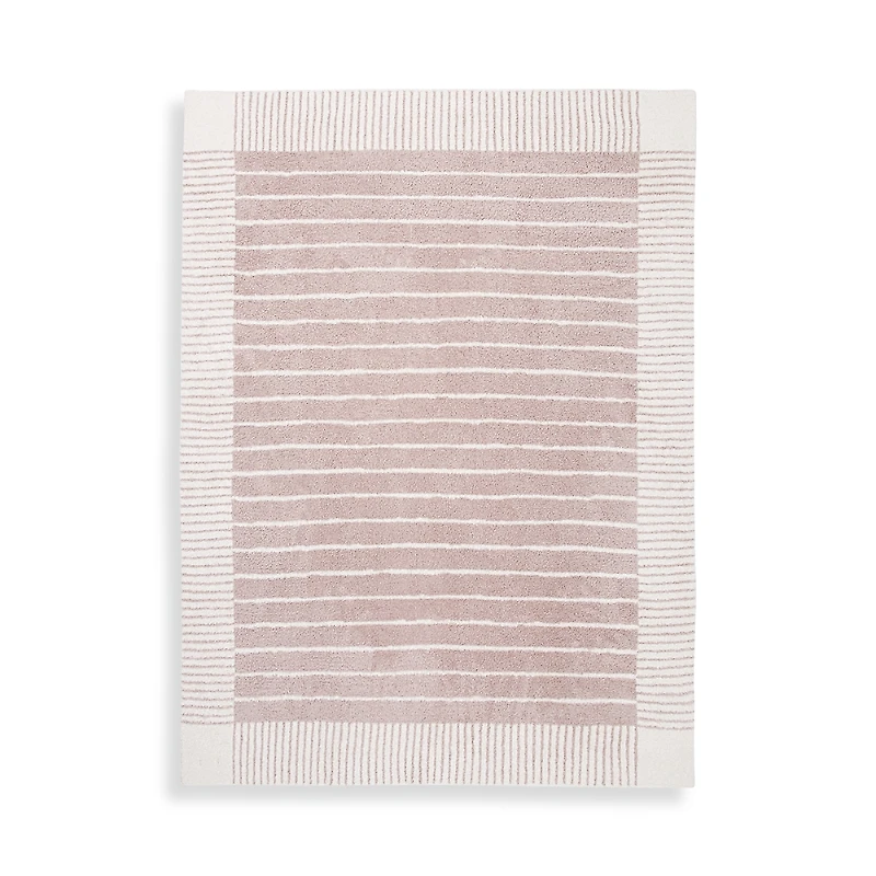 Barefoot Dreams CozyChic Box Stripe Throw - Exclusive