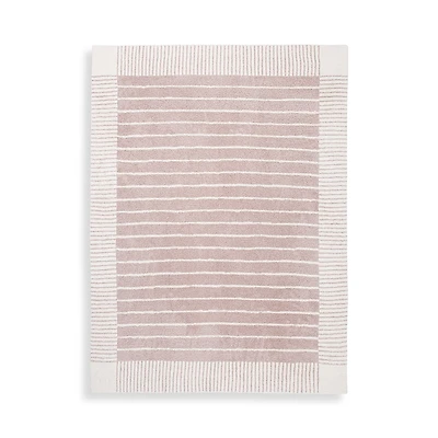 Barefoot Dreams CozyChic Box Stripe Throw - Exclusive