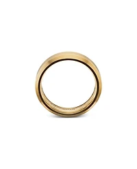 Men's 18K Yellow Gold Wedding Beveled Bands