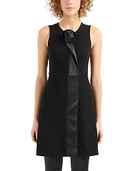 Rosette Trim Dress