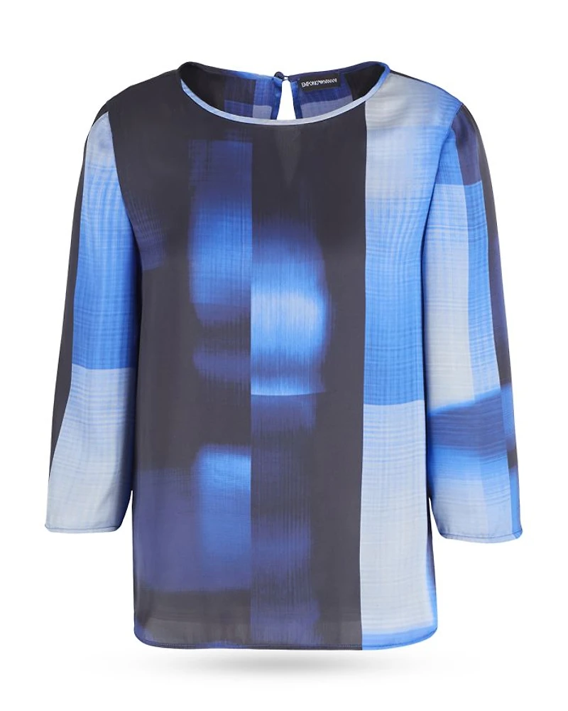 Ombré Checkered Top