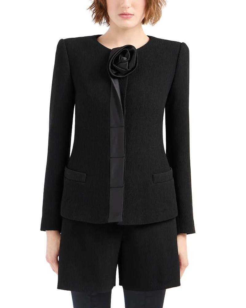 Rosette Stretch Tech Weave Jacket