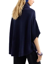 Wool & Cashmere Poncho Sweater
