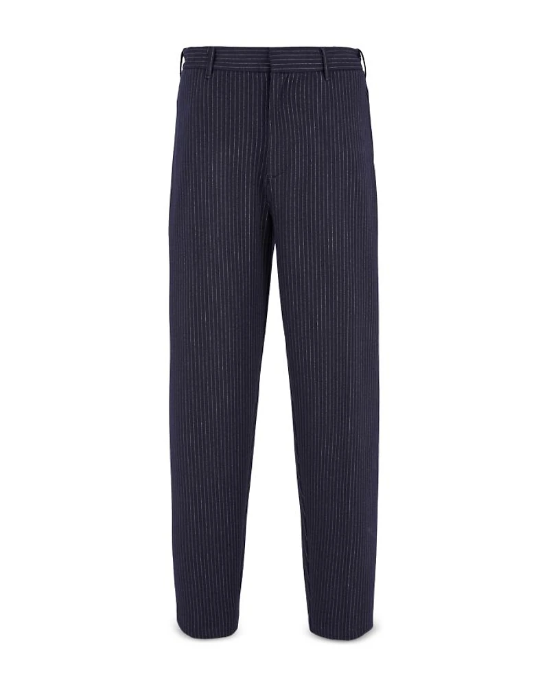 Pinstriped Jersey Trousers