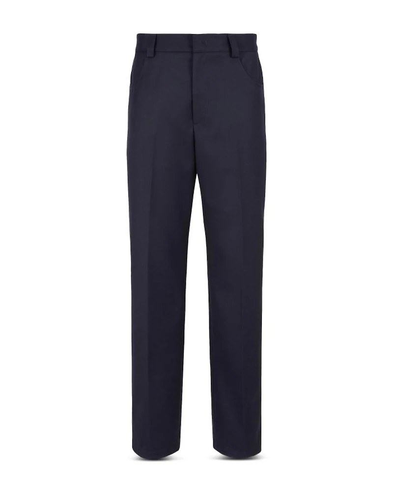 Compact Heavy Gabardine Regular Fit Wide Leg Pants