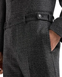 Wool Grisaille Regular Fit Pants