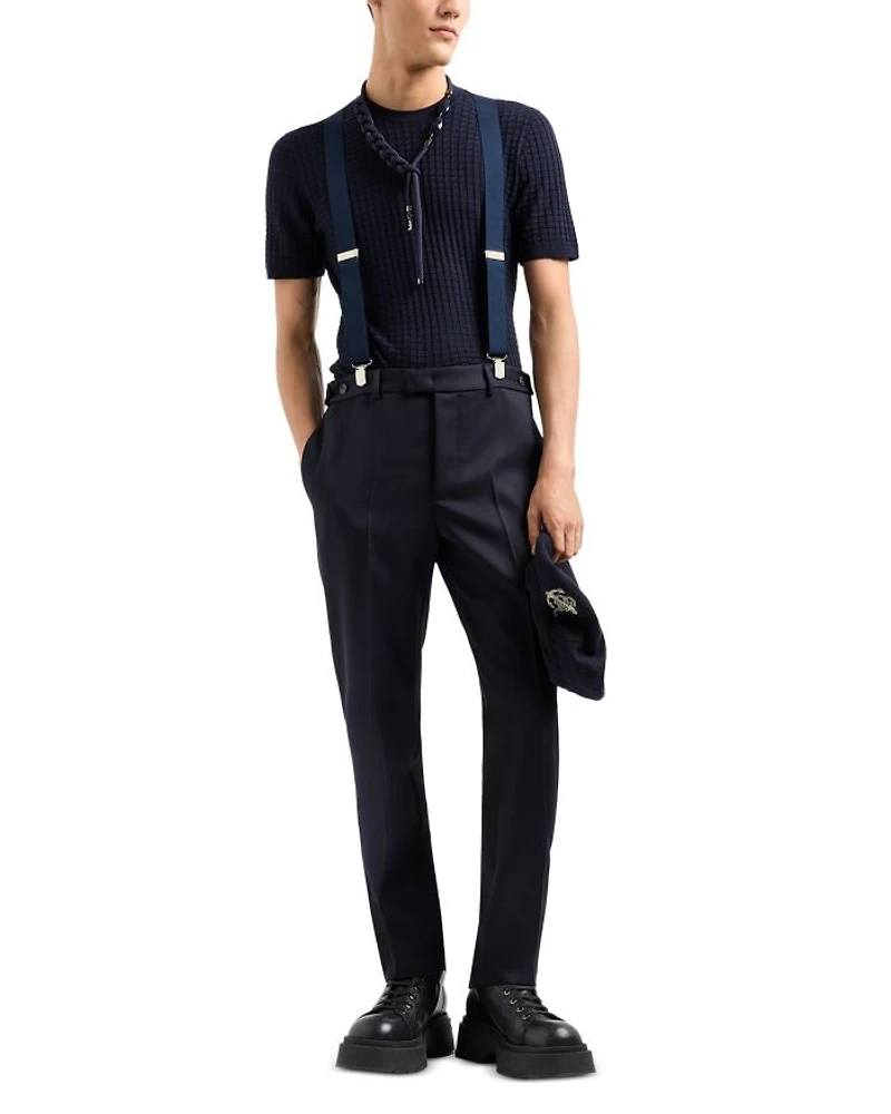 Square Jacquard Tee