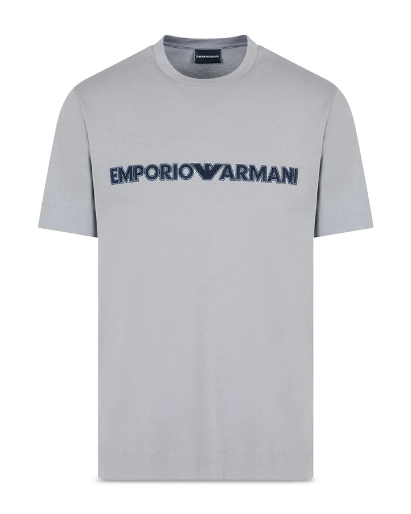 Light Jersey Tee with Embroidered Logo