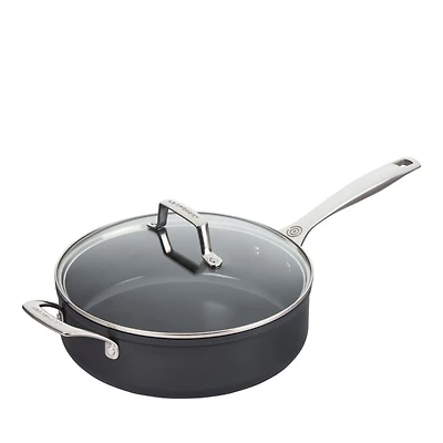 Essential Nonstick Ceramic Stir Fry Pan with Glass Lid, 4.9 Qt.
