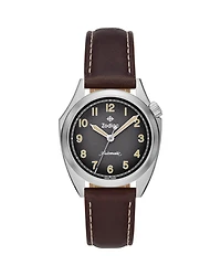 Field Olympos Automatic Leather Watch, 40mm