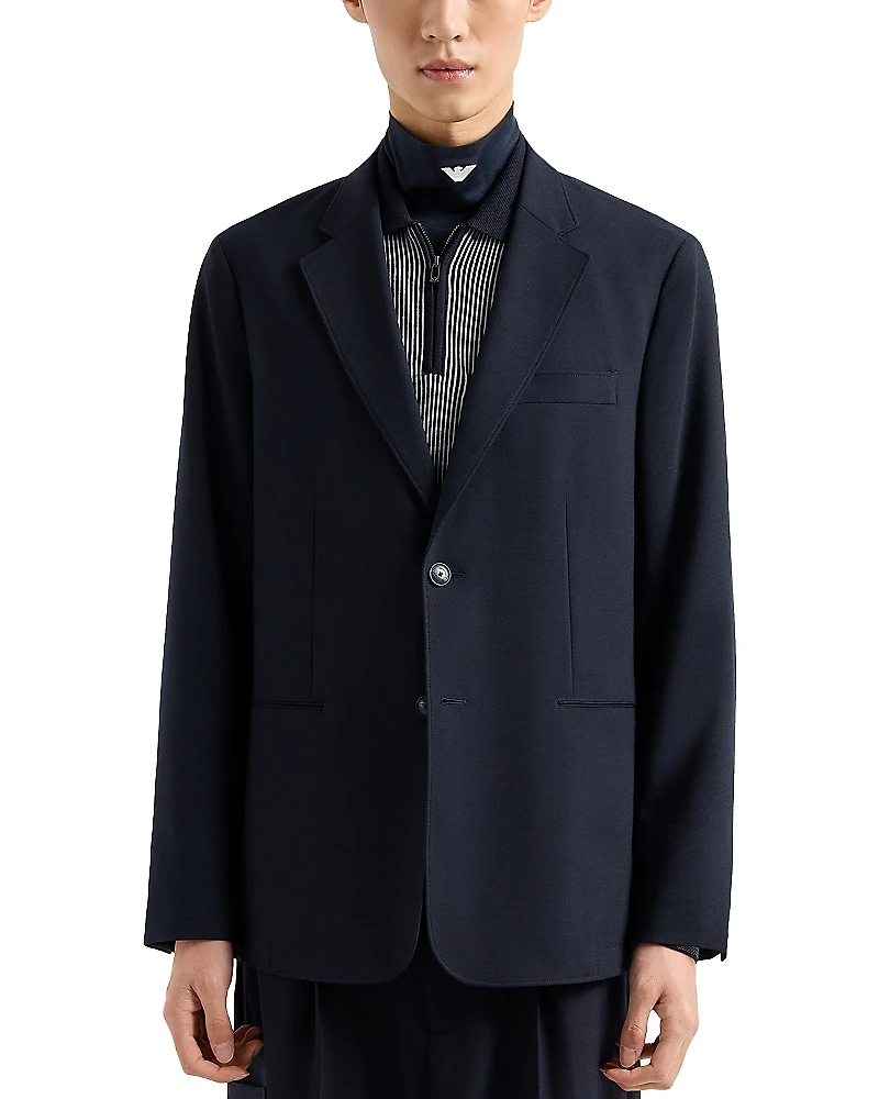 Emporio Armani Wool Blend Blazer