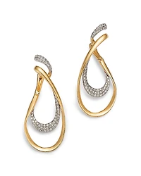 Bloomingdale's Fine Collection 14K Yellow Gold Diamond Twist Drop Earrings, 0.30 tcw