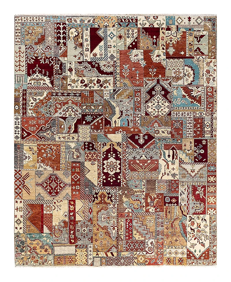 Bloomingdale's Indo Patchwork M5944 Area Rug, 8'2 x 10'2