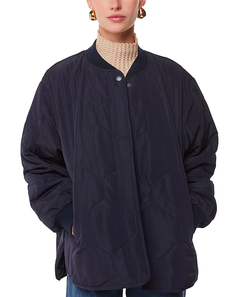 Whistles Ida Short Quilted Coat