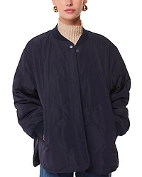 Whistles Ida Short Quilted Coat